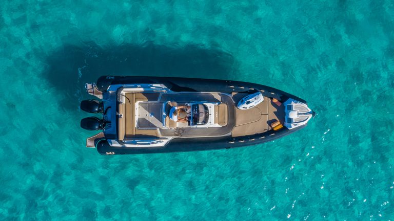 Air view 2 of Nuova Jolly Prince 30 JLC - Inflatable boat in Ibiza