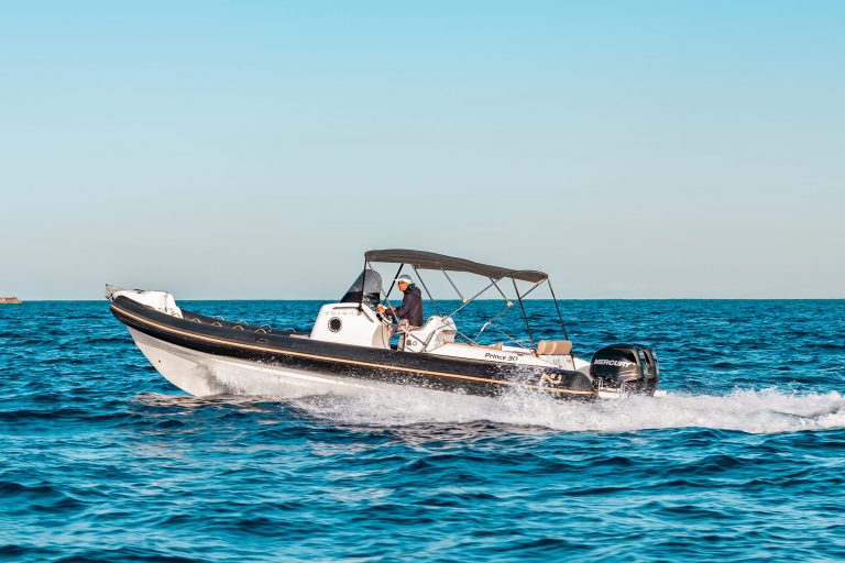 Sailing of Nuova Jolly Prince 30 JLC - Inflatable boat in Ibiza