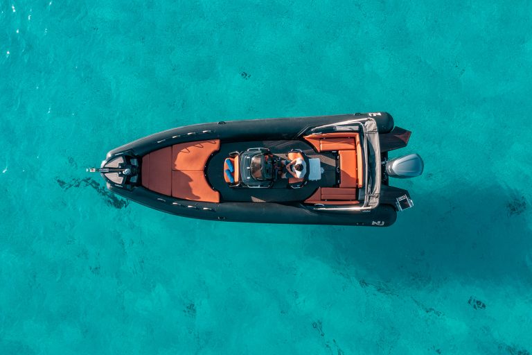 Air view 2 of Nuova Jolly Prince 25 Eodos - Inflatable boat in Ibiza