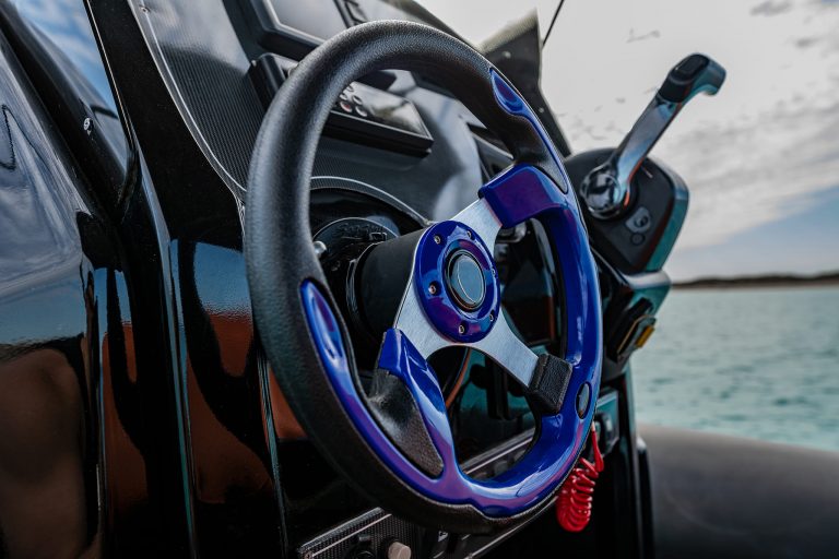 Rudder of Nuova Jolly Prince 25 Eodos - Inflatable boat in Ibiza