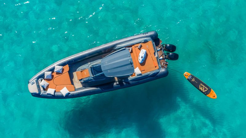 Sundeck of Nuova Jolly Prince 38 Maluca - Inflatable boat in Ibiza