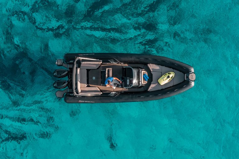 Air view 2 of Ranieri 27 Cayman Eo2 - Inflatable boat in Ibiza