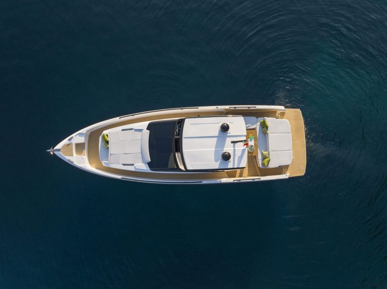 Air view of Rio Daytona 45 Le Mans - Yacht in Ibiza