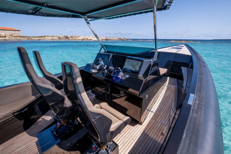 Rudder of Say 45 My choice - RIB in Ibiza