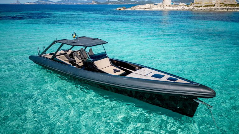 Bow of Say 45 My choice - RIB in Ibiza
