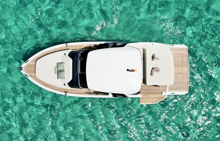 Air view of Cranchi A32 Danton - Yacht in Ibiza