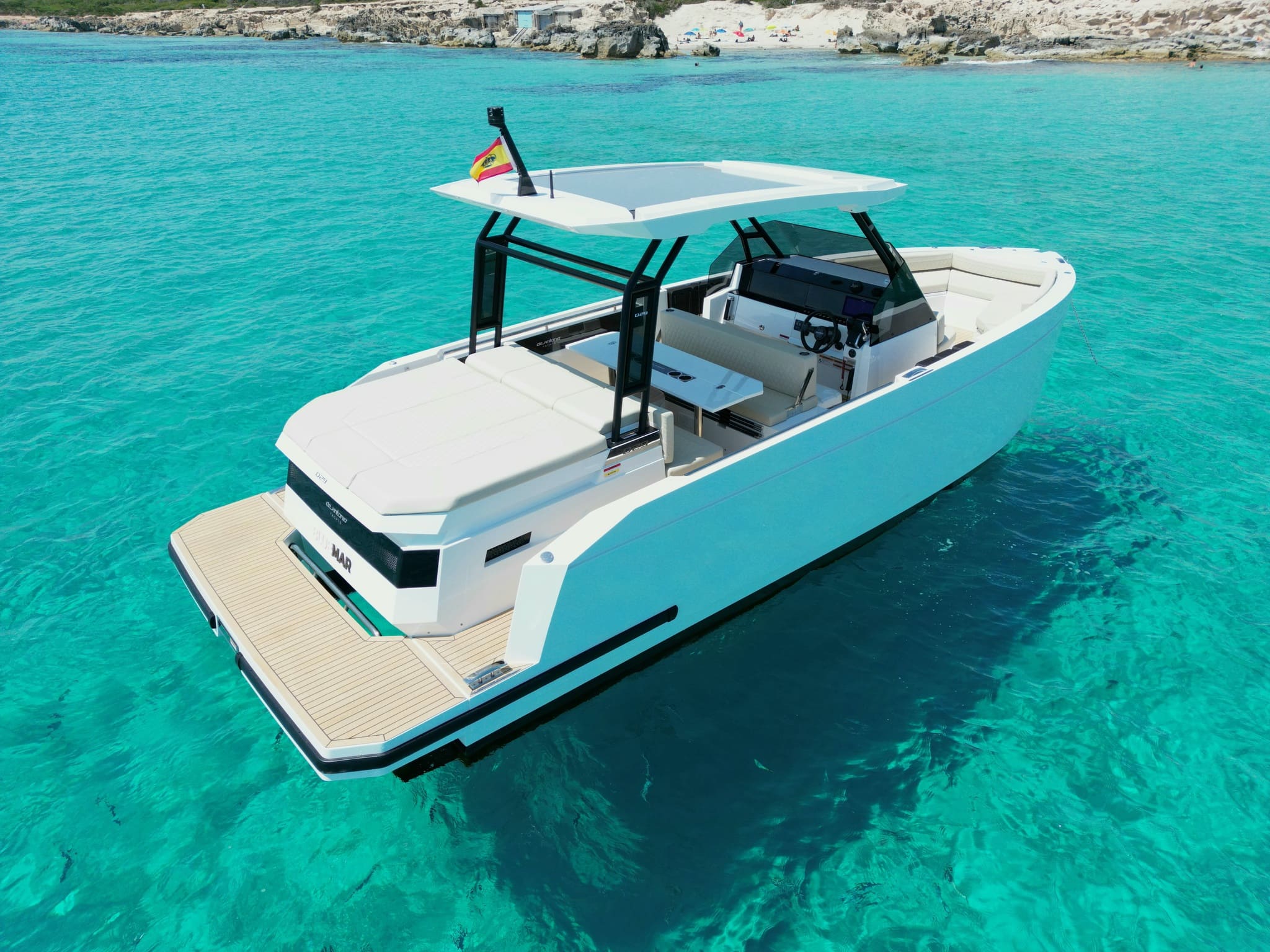 Sundeck of De Antonio D29 Blue mar - Motorboat in Ibiza