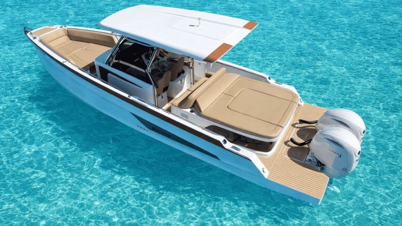 Stern of Sterk 31RC Just Magic - Motorboat in Ibiza