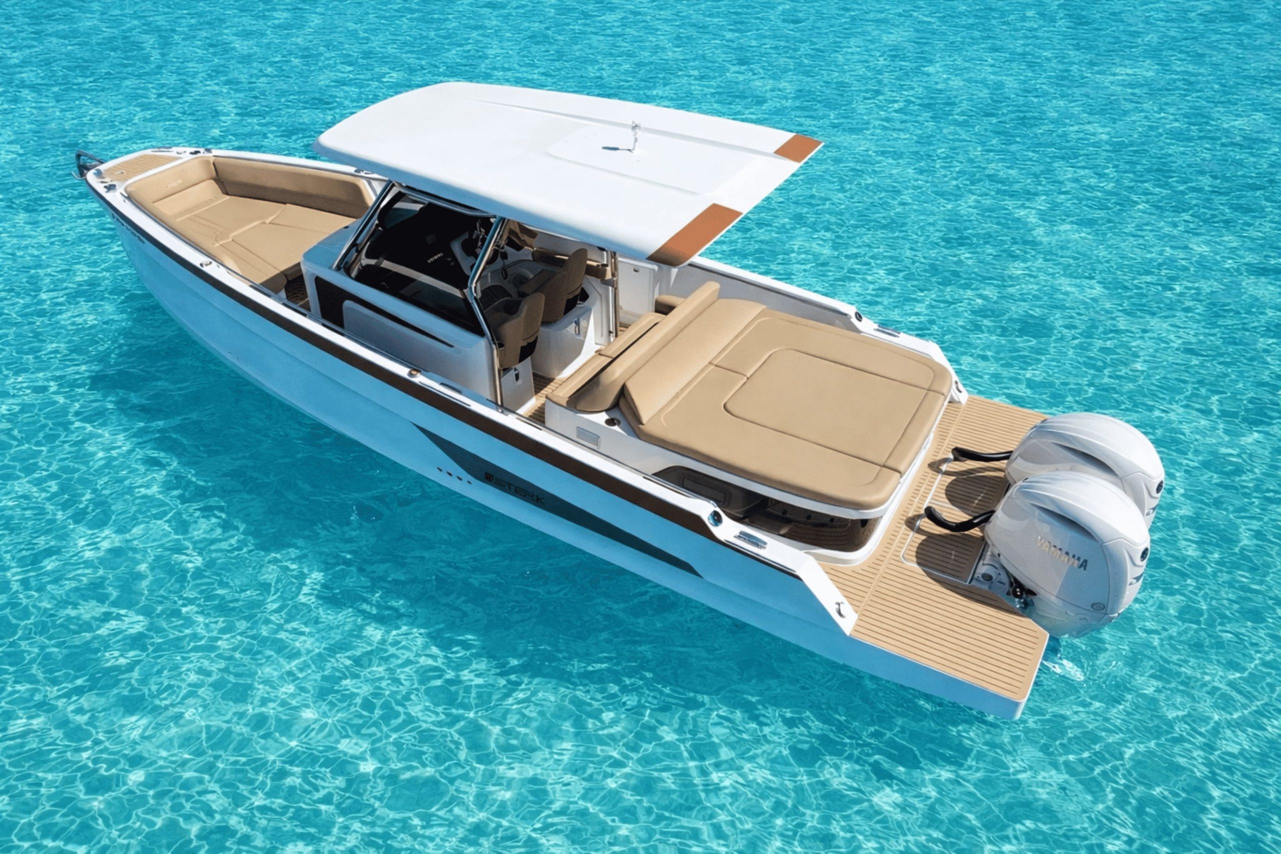 Stern of Sterk 31RC Just Magic - Motorboat in Ibiza